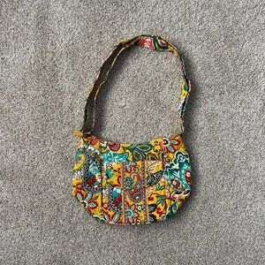 NEW vera bradley provincial yellow on the go crossbody 🤍